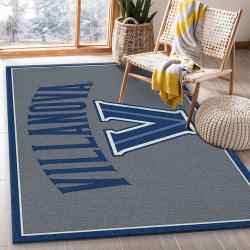 College Spirit Villanova Sport Area Rug Carpet Team Logo Family Gift U