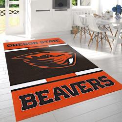 Collegiate Oregon State University Logo Area Rug For Gift Bedroom Rug