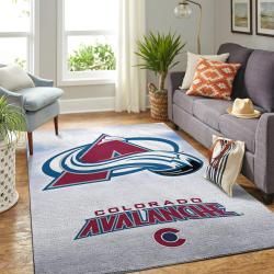 Colorado Avalanche Nhl Area Rugs Team Logo Living Room Regtangle Carpet