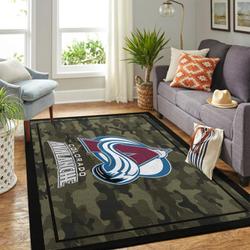 NHL Colorado Avalanche Rug Living Room Rug Home Decor Room Carpet Sport