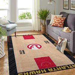 Atlanta Hawks Area Rug Living Room Rug Home Decor Nba Team Logo Carpet 2003036