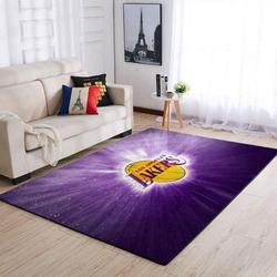 Los Angeles Lakers Area Rug Living Room Rug Home Decor Nba Team Logo 20030490