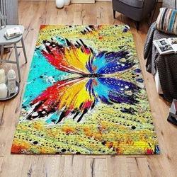 Colorful Butterfly Area Rug 190909 Ofd Area Rug Living Room Carpet Rug Regtangle Carpet Floor Decor Home Decor