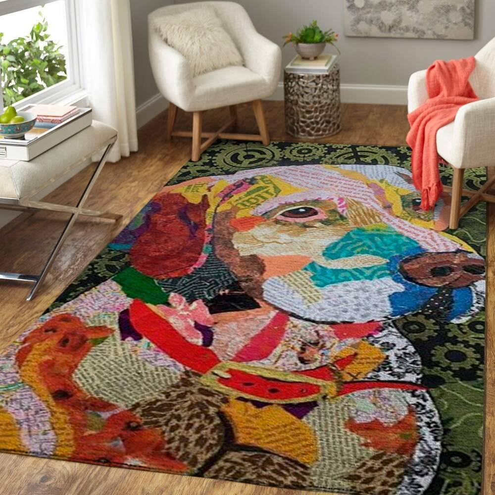 Colorful Dog Area Rug 191016 Ofd Area Rug Living Room Carpet Rug Regtangle Carpet Floor Decor Home Decor