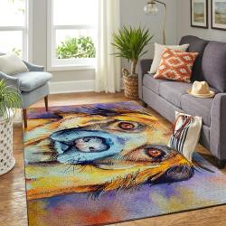 Colorful Dog Area Rug Dog Lover Cd190827 Ofd Area Rug Living Room Carpet Rug Regtangle Carpet Floor Decor Home Decor