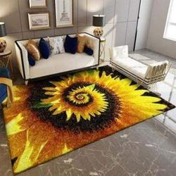 Colorful Donut Pattern Print Area Rug Living Room Rug Home Decor