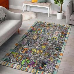 Colorful Ukulele Dhc080805M Rug Living Room Rug Home Decor