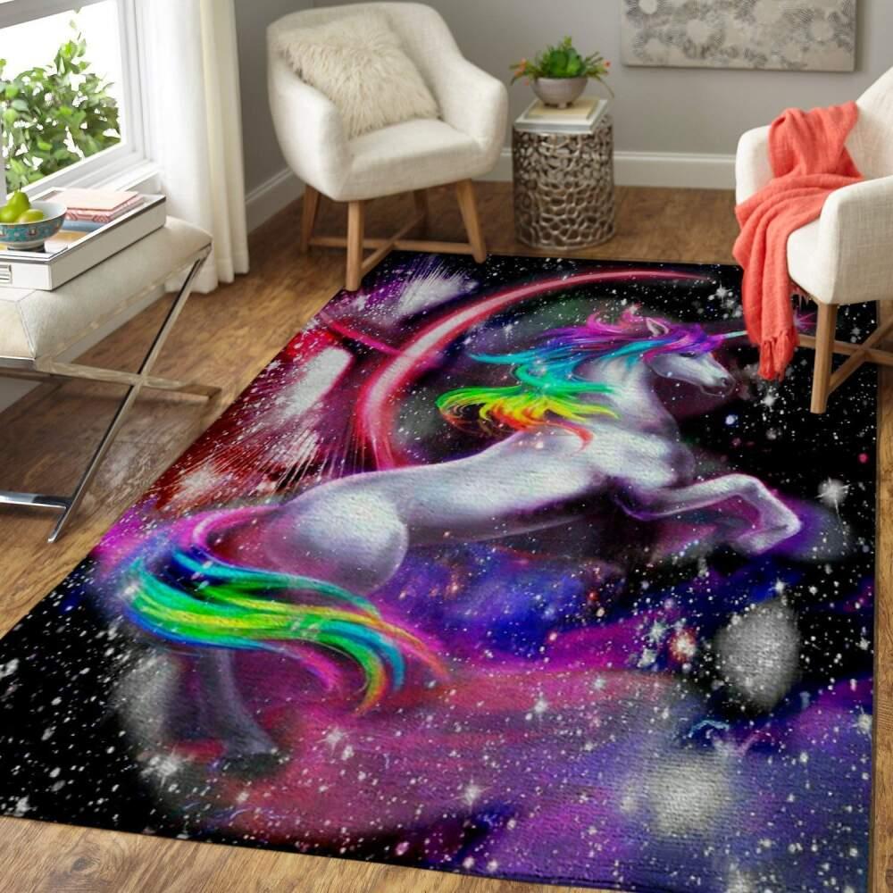 Colorful Unicorn Area Rug 1910163 Ofd Area Rug Living Room Carpet Rug Regtangle Carpet Floor Decor Home Decor