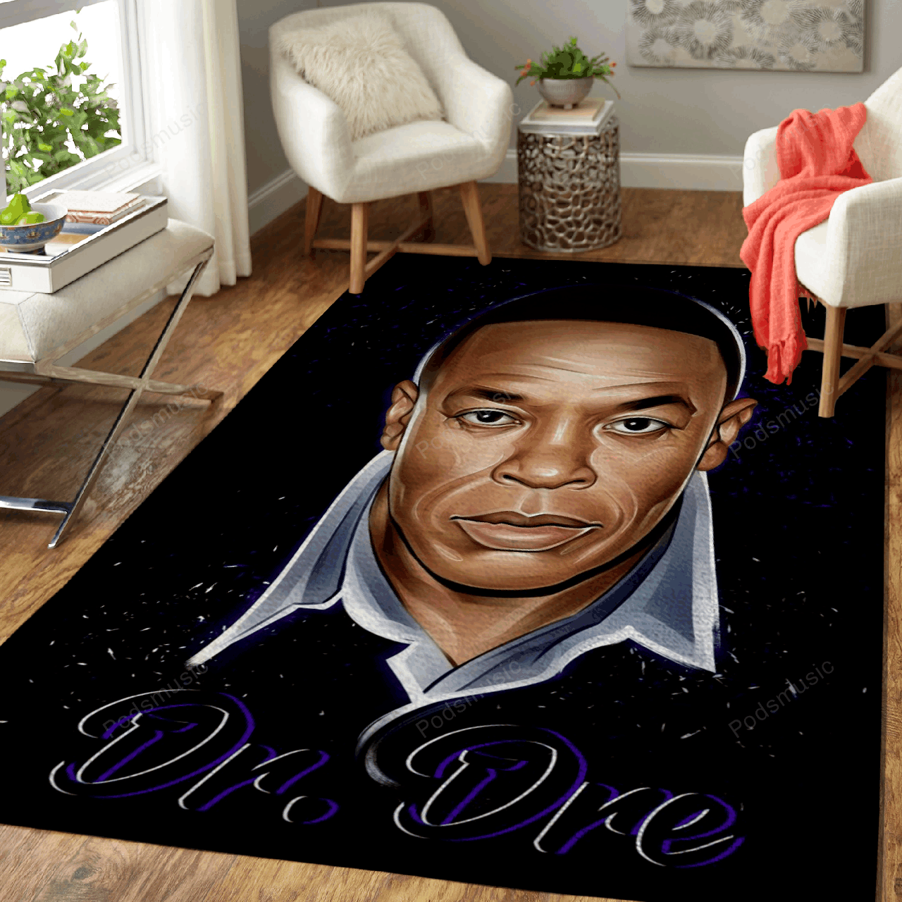 Compton Music Art For Fans Area Rug Living Room Carpet Rug Regtangle Carpet Floor Decor Home Decor