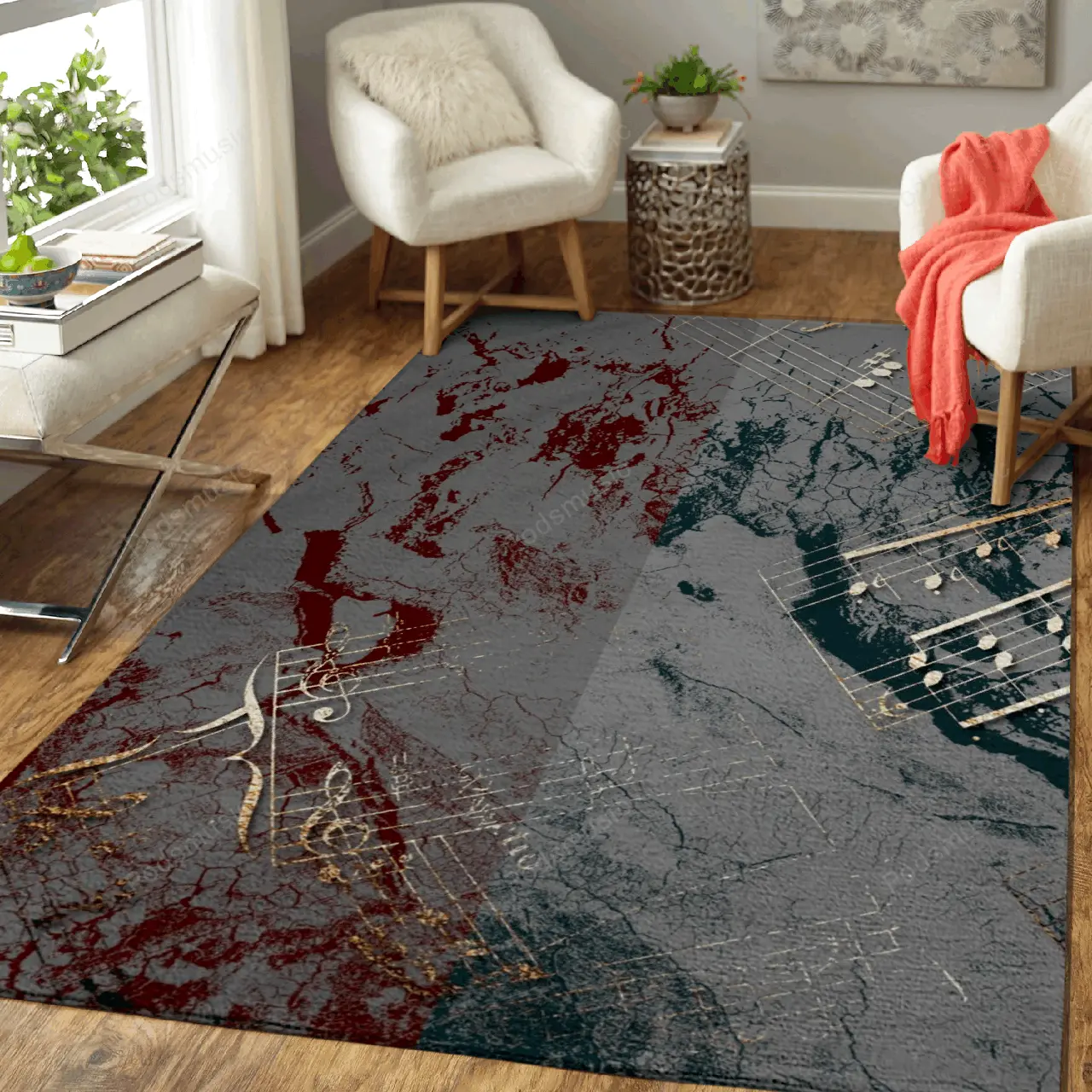 Contemporary Music Art Misc Art For Fans Area Rug Living Room Carpet Rug Regtangle Carpet Floor Decor Home Decor