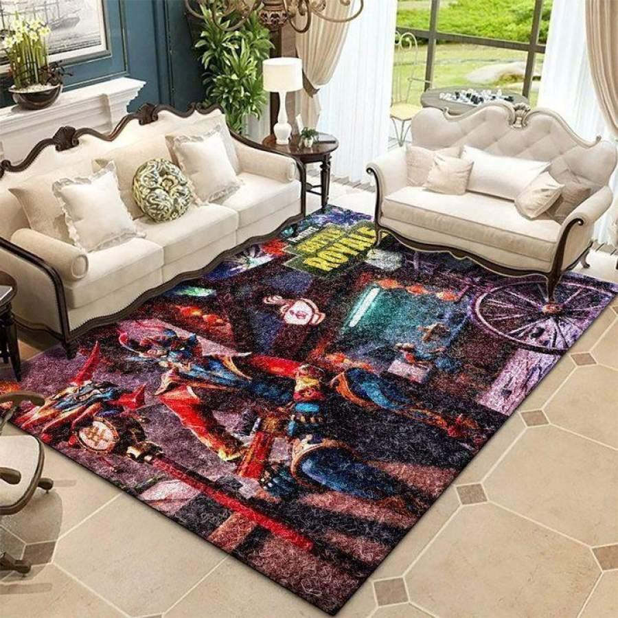 Cool Uchiha Obito Art Area Rug Living Room Rug Home Decor Carpet