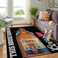 Coors Banquet Area Rug This House Runs On Ofd 20030920 Area Rug Living Room Carpet Rug Regtangle Carpet Floor Decor Home Decor
