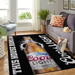 Coors Light Area Rug Living Room Rug Home Decor This House Runs On Ofd 20030919