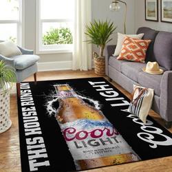 Coors Light Area Rug This House Runs On Ofd 20030919 Area Rug Living Room Carpet Rug Regtangle Carpet Floor Decor Home Decor