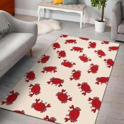Crab Cartoon Pattern Print Area Rug Area Rug Living Room Carpet Rug Regtangle Carpet Floor Decor Home Decor