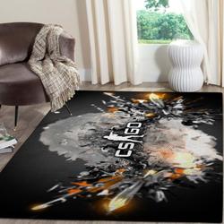 Cs Go Logo Gaming Area Rugs Living Room Carpet Fn181211 Rug Regtangle Carpet Floor Decor Home Decor