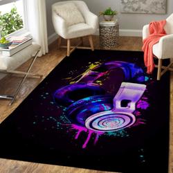 Cupcake Blue Pattern Print Area Rug Living Room Rug Home Decor