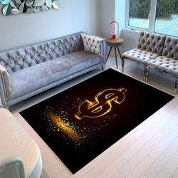Customizable Golden Dollar Rug Area Rug Carpet Living Room Rug Us Gift Decor