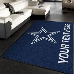 NFL Dallas Cowboys Football Team Area Rug Living Room Rug Home Decors