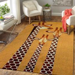 Cute Giraffes Area Rug 1910162 Ofd Area Rug Living Room Carpet Rug Regtangle Carpet Floor Decor Home Decor