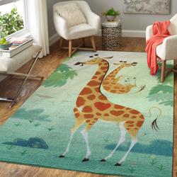Cute Giraffes Area Rug Living Room Rug Home Decor 1910163 Floor