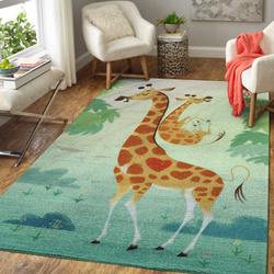 Cute Giraffes Area Rug Living Room Rug Home Decor 1910163 Floor Decor