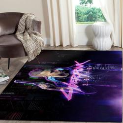 Cyberpunk 2077 Futuristic Gaming Area Rugs Living Room Carpet Fn120127 Rug Regtangle Carpet Floor Decor Home Decor