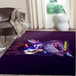 Cyberpunk 2077 Futuristic Gaming Area Rugs Living Room Carpet Fn120129 Rug Regtangle Carpet Floor Decor Home Decor