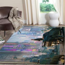Cyberpunk 2077 Futuristic Gaming Area Rugs Living Room Carpet Fn140107 Rug Regtangle Carpet Floor Decor Home Decor