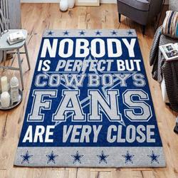 NFL Dallas Cowboys Football Area Rug Living Room Rug Home Decor 0111193