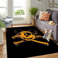 Pirates Mickey Mouse Disney Area Rug Living Room Rug Home Decor 1910073