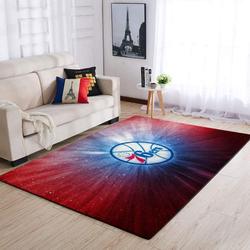 NBA Philadelphia 76ers Area Rug Living Room Rug Home Decor 1910073