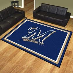 MLB Milwaukee Brewers Baseball Area Rug Living Room Rug Home Decor Dc2