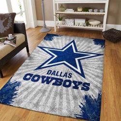 Dallas Cowboys Area Rug Living Room Rug Home Decor Nfl Football 1