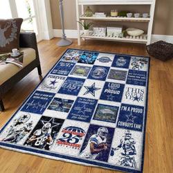 Dallas Cowboys Area Rug Living Room Rug Home Decor Nfl Football B220702