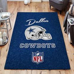 NFL Dallas Cowboys Football Team Logo Area Rug Living Room Rug Home Decor
