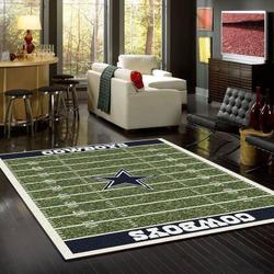 NFL Dallas Cowboys Football Home Field Area Rug Living Room Rug Home Decor