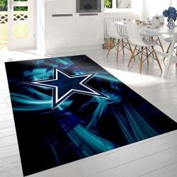 Dallas Cowboys Nfl Team Logo Rug Living Room Rug Home Decor