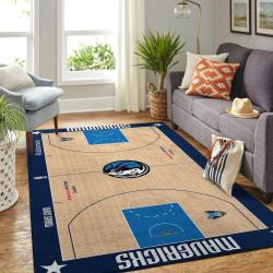 Dallas Mavericks Court Area Rug Nba Carpet Living Room Rug Regtangle Carpet