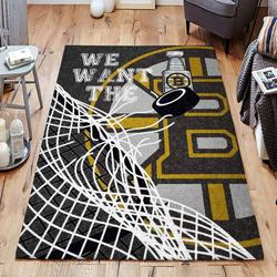 NHL Boston Bruins Dhcld0710At Rug Living Room Rug Home Decor