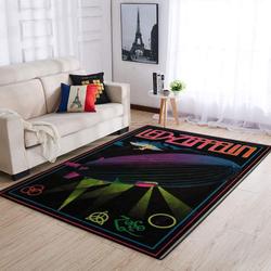 Damask Colorful Pattern Print Area Rug Living Room Rug Home Decor