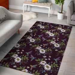 Dandelion Print Pattern Area Rug Living Room Rug Home Decor