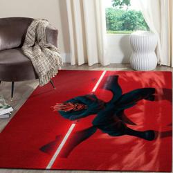 Darth Maul Star Wars Area Rug Living Room Rug Home Decor Movie Ofd