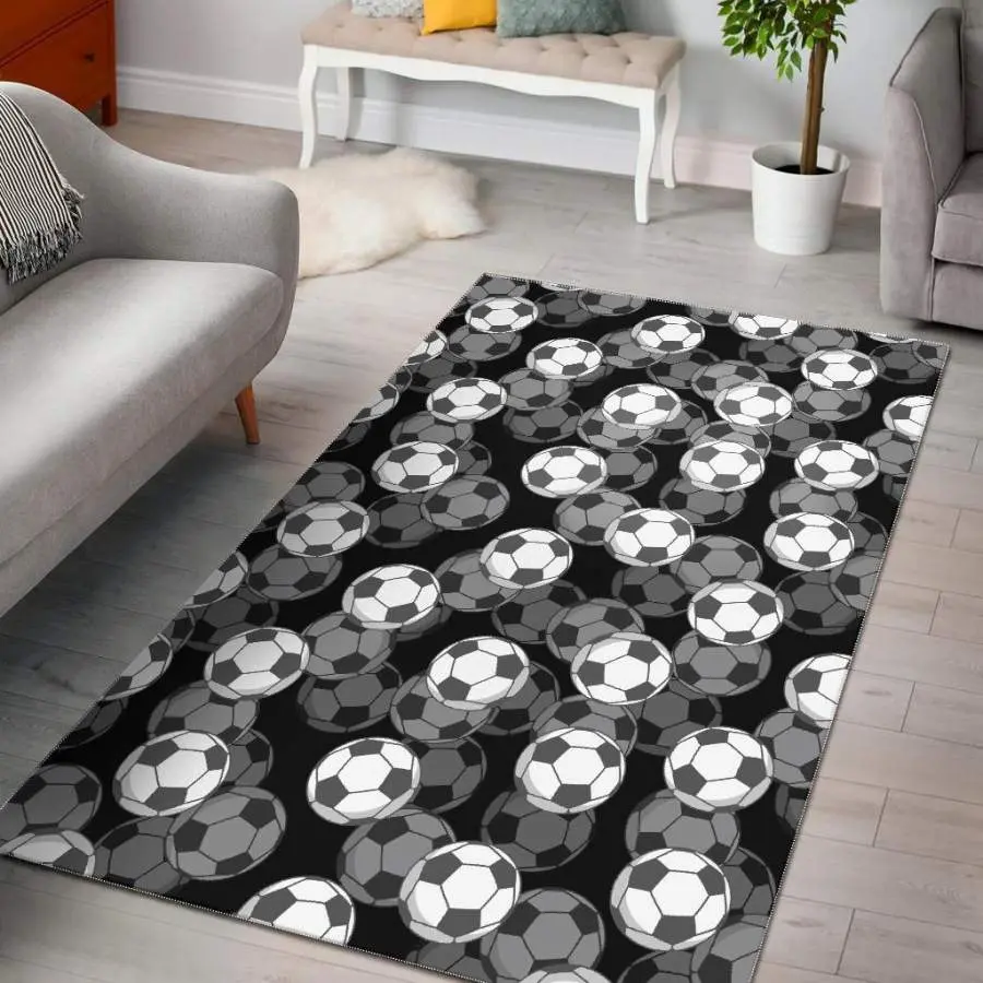 Soccer Design Area Rug Living Room Rug Home Decor 19101921