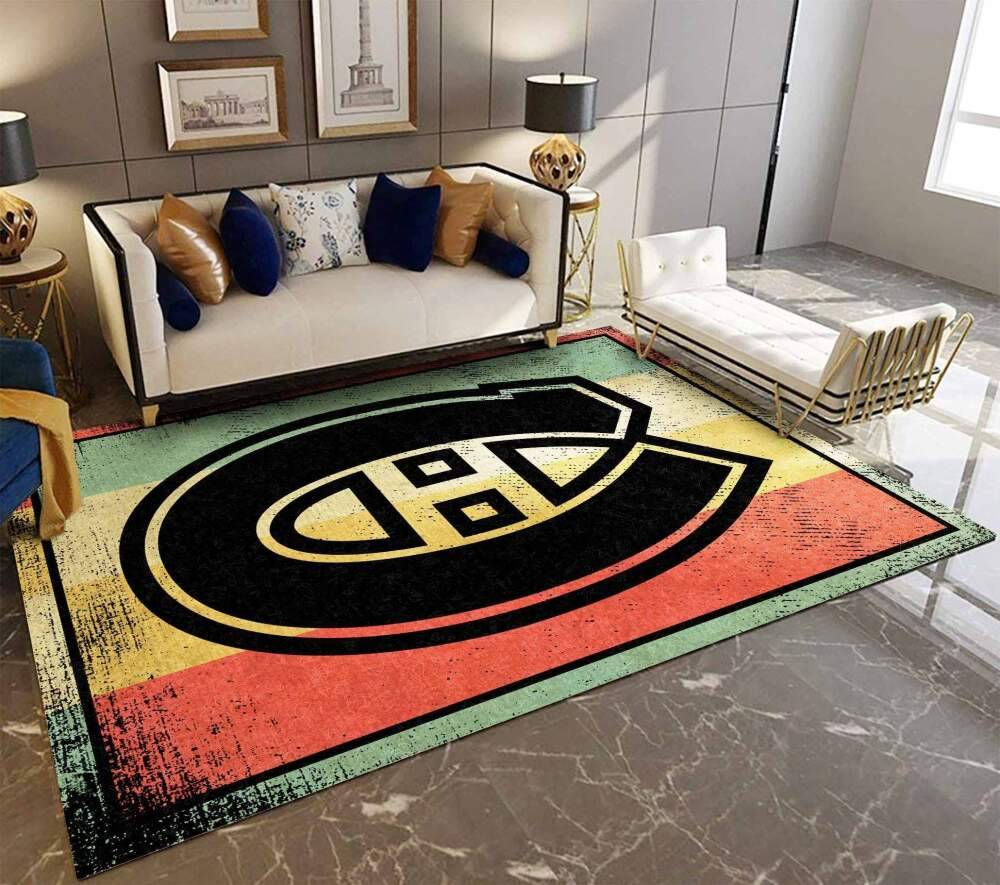 NHL Montreal Canadiens Camo Starter Mat Accent Living Room Rug Dvsw190829