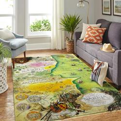 Map Area Rug Living Room Rug Home Decor Carpet Ofd 19101934
