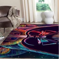 Darth Vader Area Rug Living Room Decor Star Wars Carpet Superheroes 1912077