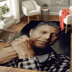 David Bowie Old Music Artist Art For Fans Area Rug Living Room Carpet Rug Regtangle Carpet Floor Decor Home Decor