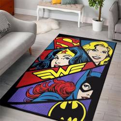 Dc Comic Superhero Movies Area Rugs Living Room Carpet Rug Regtangle Carpet Floor Decor Home Decor