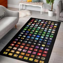 Dc Comics Marvel Comics Icons Marvel Super Rug Living Room Rug Home Decor